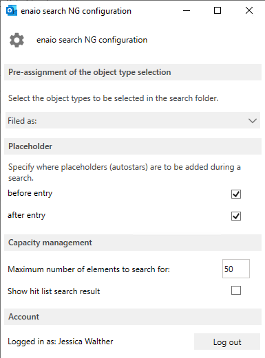 enaio® search NG